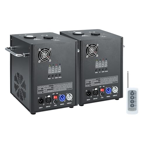 700W 2PCS Cold Spark Machine 6-19ft Adjustable Height with Remote