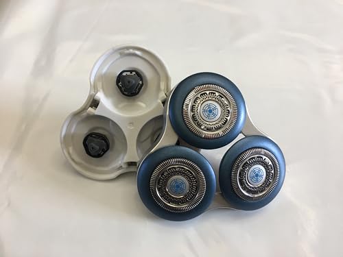 Tête de rasage de rechange complète pour les têtes de rasage Philips Norel*o Series 7000, modèle SH70.Boucle à molette métallique et lames de précision améliorées à double couche – vue 6