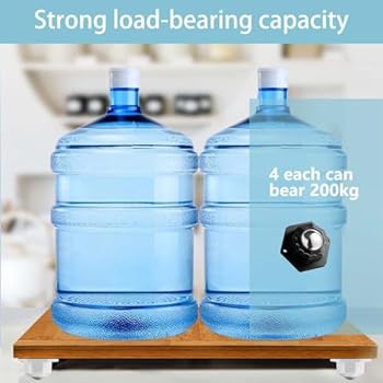 Keboyoe Lot De 12 Petites Roulettes Pivotantes à 360