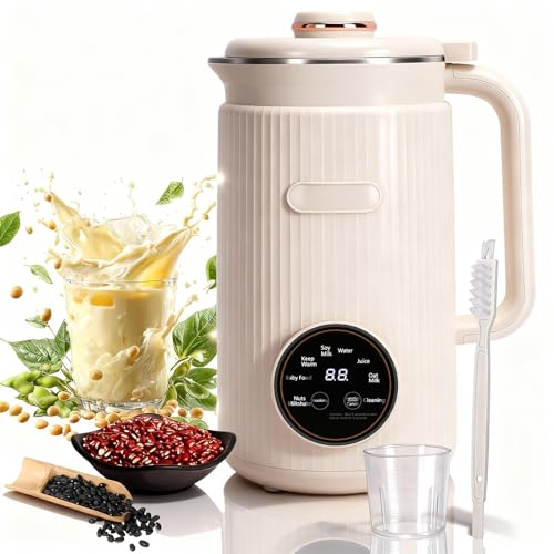 Machine à Lait Végétaux, Machine à Lait de Noix Automatique 1200 ml avec Contrôle de la...