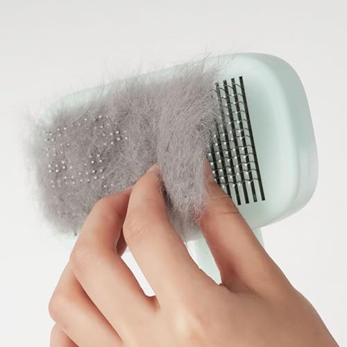 Escova para Cuidados Com Animais de Estimação, Escova Cortadora Autolimpante para Remover Nós, Tapet