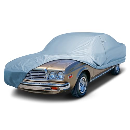 Image of iCarCover Premium Car Cover for 1974-1978 Mazda RX-4 Heavy Duty Waterproof All-Weather Automobiles Custom Fit Indoor Outdoor UV Snow Protection Covers with Straps and Bag