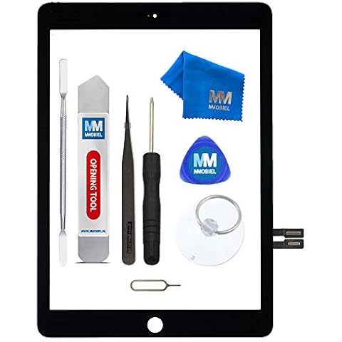 MMOBIEL Digitalizador Pantalla táctil Frontal para iPad 7/8 (Negro) Cover
