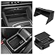 [2 Stück] WEIPIN Kompatibel mit V-W Golf 8, MK8 GTI GTD GTE 2020/2021/2022/2023 2024 Mittelkonsole Handschuhfach Armlehne Console Organizer Tray Aufbewahrungsbox Kompatibel mit Golf 8 Zubehör