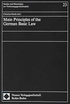 Paperback Main Principles of the German Basic Law Book