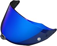 Vista 1 de BSTOP R2R Shield Reemplazo para KYT R2R visera de casco de motocicleta con protección UV Capacete para Moto (Revo Deep Blue)