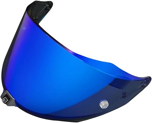 BSTOP R2R Shield Reemplazo para KYT R2R visera de casco de motocicleta con protección UV Capacete para Moto (Revo Deep Blue)