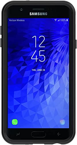 Coque Galaxy J7 2018 OtterBox Symmetry solide noire avec chiffon - 5