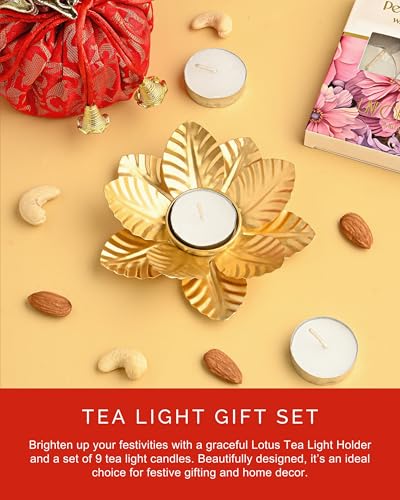 Image of HyperFoods Diwali Gifts for Family and Friends DryFruit Combo Pack Rawfruit's Handcrafted Potli Pack of 4 Almond Cashew Raisins Pistachios 495 Grams DryFruits Gift Box Diwali Gift Hamper