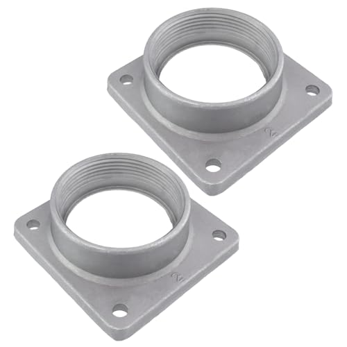 Chinflly 2 Inch 200 Amp Aluminum Electrical Meter Sockets for Cutler Hammer Type Electric Meter Box and Electrical Conduit Fittings with Screws, 2 Packs