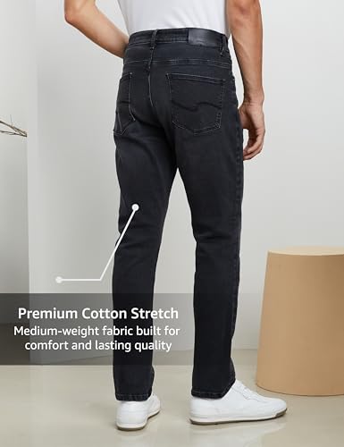 Image of Symbol Premium Men's Cotton Stretch Jeans (Regular Fit)