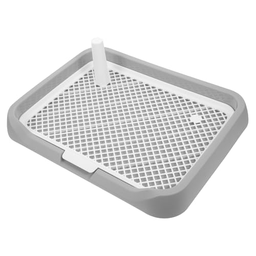 MERRYHAPY Dog Potty Training Tray Dog Toilet Splashproof Design for Indoor Use Easy to Puppy Litter Box Multi-Purpose Pet Potty for All Breeds