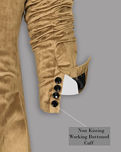 Men's Blazer Velvet Long Sleeve Regular Fit Suit Sport Coat Jacket Casual Lightweight Business Office Meeting Coat4