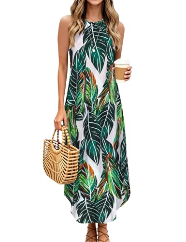 Halife Women's Summer Sleeveless Beach Dress
