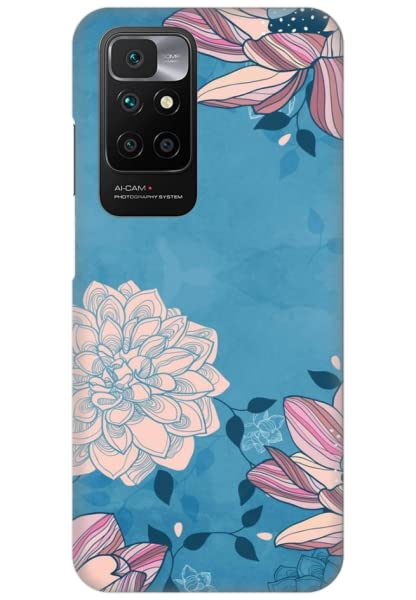 COBERTA Stylish Printed Back Cover for Redmi 10 Prime Back Case Cover - Vintage Flowers in Blue (B0BY79CXLM) Amazon Price History, Amazon Price Tracker
