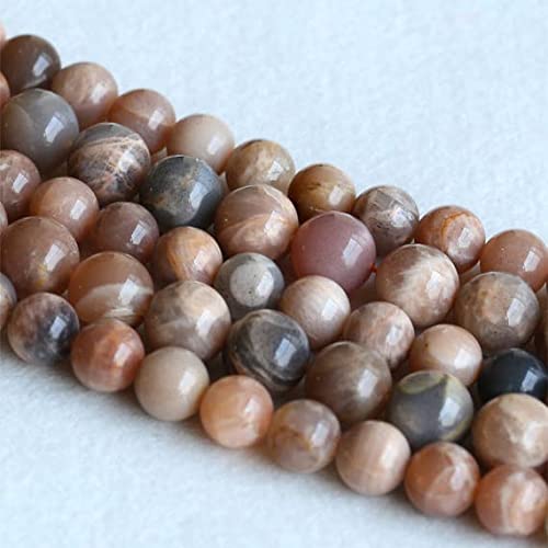 Perles de pierre de lune de 4mm en fil pour créer des bijoux délicats