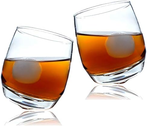Hoppy Tender Rockin' Whiskey Tumbler Glass with Gift Box Set (2)