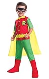 Rubie's 630883-M Boys Dc Comics Robin Costume, Medium, Multicolor