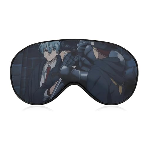 マッシュル-MASHLE- アイマスク 氷感アイマスク スリープアイマスク 通気性 肌に優しい 圧迫感なし 遮光 寝室 軽量 出張 洗える 調節可能 おしゃれ 個性的 男女兼用 四季通用