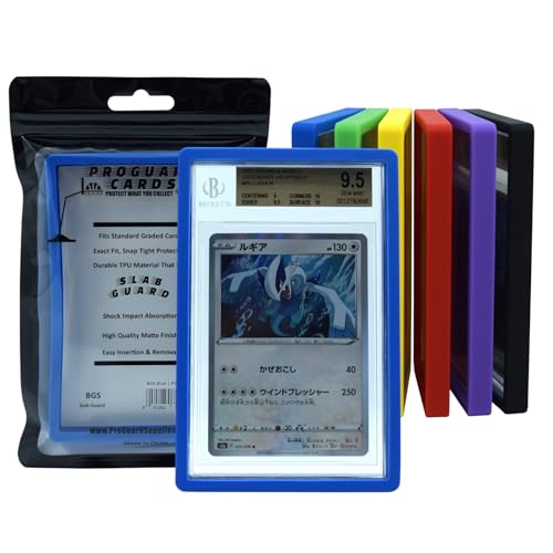 ProGuard Cards BGS Slab Guard for Standard Graded BGS Cards | Exact Fit Snap Tight Protection | Shock Absorption | Matte Finish (Blue)