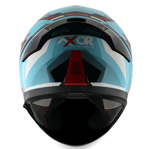 Image of Axor Helmets Axor Helmets Apex Turbine Helmet (Hex Blue Red,, Medium)