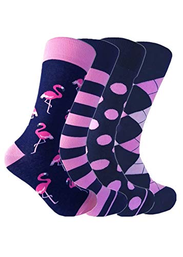 Triple M Plus Men's Navy Dress socks,One size fits most