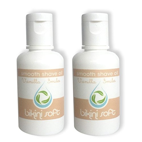 BIKINI SOFT SMOOTH SHAVE OIL - Lovely Vanilla Smiles Scent (2 OZ) FOR