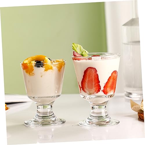 UPKOCH 2 Peças Copo De Sorvete Recipientes Para Bebidas Decorações De Bebidas Coquetel Sorvete De Ba