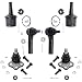 Detroit Axle - Brand New Complete 6-Piece Front Suspension Kit for Dodge Dakota & Durango 4WD/4x4-10-Year Warranty- All (4) Front Upper & Lower Ball Joints, Both Outer Tie Rod Ends…