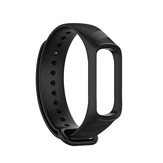 Pulseira de silicone Para Gear Fit E Sm-r375 Nfe (Preto)