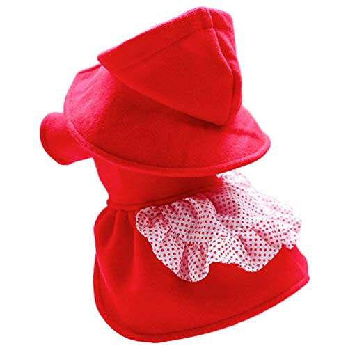 UKCOCO CÃ£o Natal Vestido Quente Inverno Ponto Cachorrinho Vestido Roupas Trajes de Uma PeÃ§a Roupa