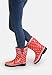 MADSea Damen Gummistiefel Ocean Halbschaft, Rot mit weißen Punkten, 39 EU