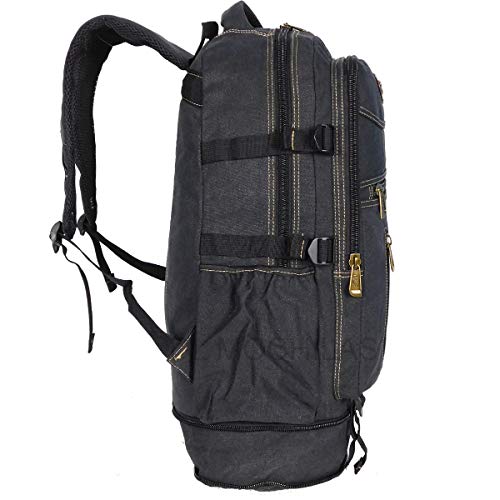 Mochila Acampamento Camping de Lona Grande 50 litros 3002