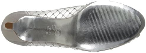 Adrianna Papell Women's Jamie Dress Pump, Silver Mesh, 6 M US | Image 3