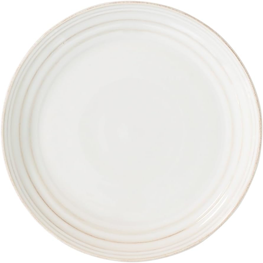 Juliska Bilbao Dessert/Salad Plate - Whitewash