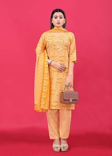 Image of Women's Kurta and Pant Set, Cotton