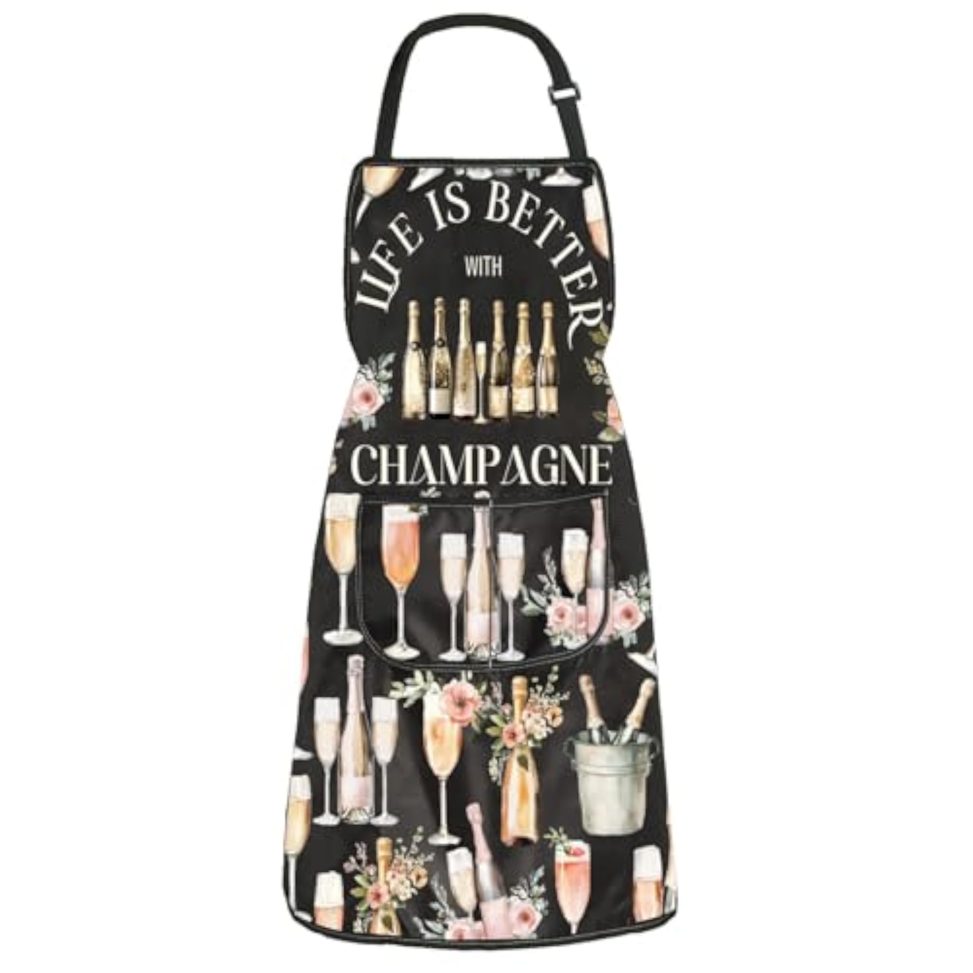 Champagne Kitchen Apron Gift