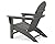Polywood Vineyard Adirondack Chair, Teak Color