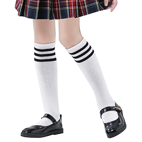 Century Star Kids Soccer Socks Girls Knee High Socks Boys Youth Baseball Socks Toddler Uniform Stripes Tube Socks Sport Socks2