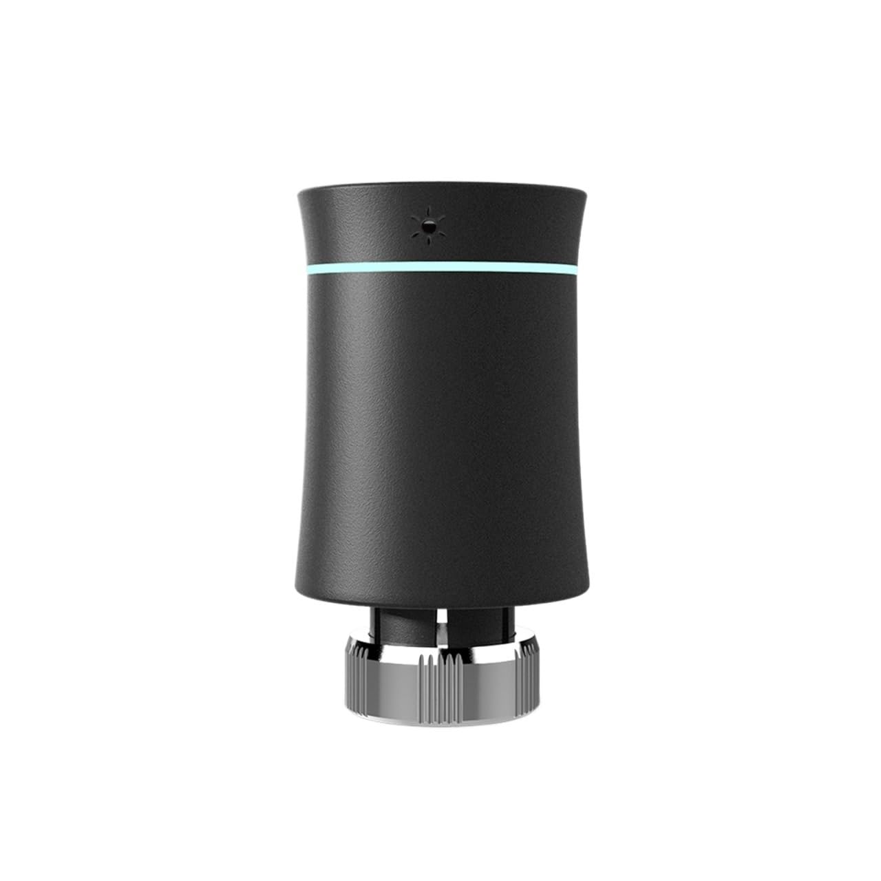 Régulateur de température ZigBee 3.0 Tuya : thermostat radiateur connecté noir