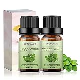2Pcs Peppermint Oils Aromatherapy Gift Peppermint Essential Oil Set, 100% Pure & Natural Peppermint