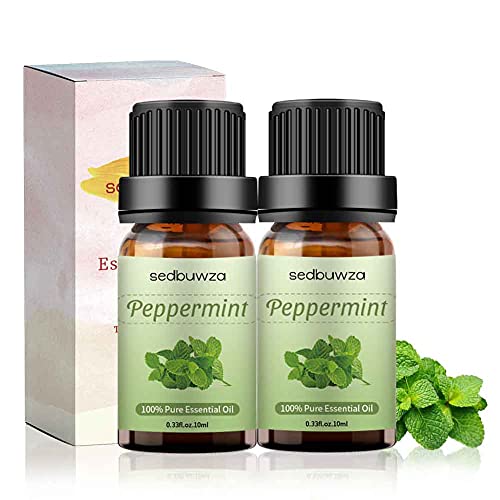2Pcs Peppermint Oils Aromatherapy Gift Peppermint Essential Oil Set, 100% Pure & Natural Peppermint Essential Oil For Aromatherapy /Skin 10Ml*Top 2 Set #TOP11