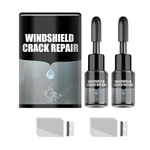 Windshield Crack Repair Kit, Glass Crack Repair iquid (2Set)