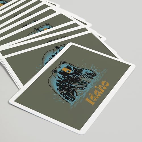 Lantern Press Idaho, Baraja Poker 52 cartas miniatura 5