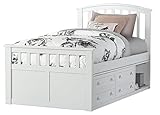 Hillsdale Furniture Hillsdale Charlie Captains Bed With One Storage Unit, Twin, White