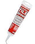 Fix-A-Floor Grey Tile Grout Reviver – Grout Repair for Cracks, Holes & Gaps – Pre-Mixed, Mildew-Resistant, Shrink & Crack-Proof Formula – 163ml Squeeze Tube