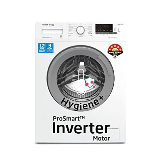 Voltas Beko 6.5kg, Inverter 5 Star Front Load Washing Machine (WFL6510VPWS, White)