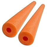 Floating Pool Noodles Foam Tube 2 Pack Swim Pool Noodles - 47in Soft Large Thick Hollow Floating Pools Noodle Floats - Multi-Purpose, Pools Toy, Floatings Training Device, Exercise Aid, Craft Projects