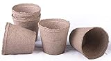 17 NEW Round Jiffy Peat Pots Size 4.5x4 ~ Pots Are 4.5 Inch Round At the Top and 4 Inch Deep.