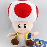 HNBCTOYS Red Mushroom Toad Plush Toy 6'